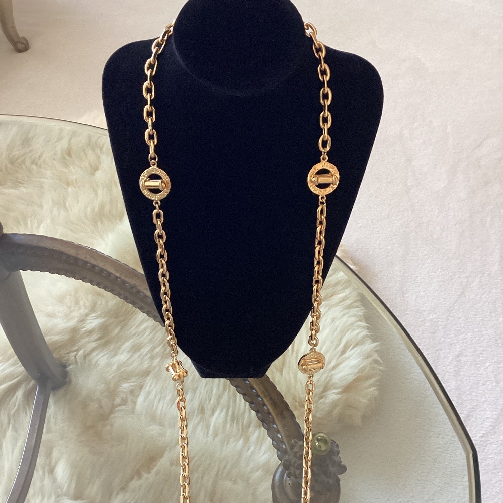 St. John 48” Gold Link Necklace